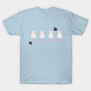un deux trois cat T-Shirt